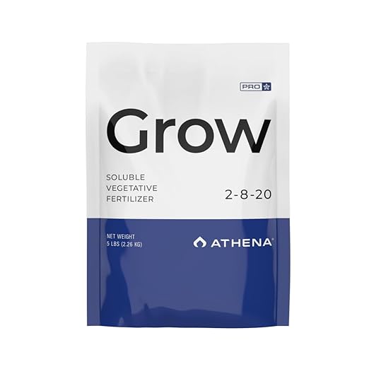 Athena Pro Complete Hydroponic Nutrients Kit | 3-Part NPK Fertilizer | Pro Grow Bloom &amp Core | Dry Soluble Plant Food for Veg &amp Flowering | Commercial-Grade | 10 LB