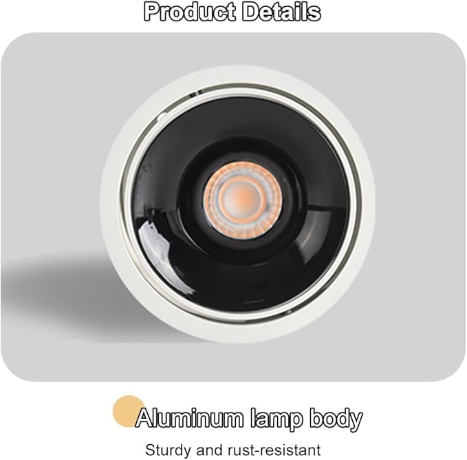 Spotlight 2.9 Cylinder Spotlight Adjustable Semi Flush Mount Spotlights Exposed Mounted Focus Accent Lamps