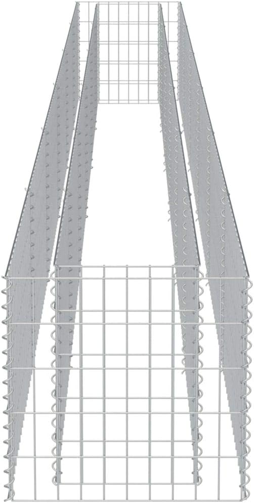 YAFF Gabion Raised Bed-HexagonalOutdoor Landscape for GardenBackyardPatioBalcony212.6x19.7x19.7