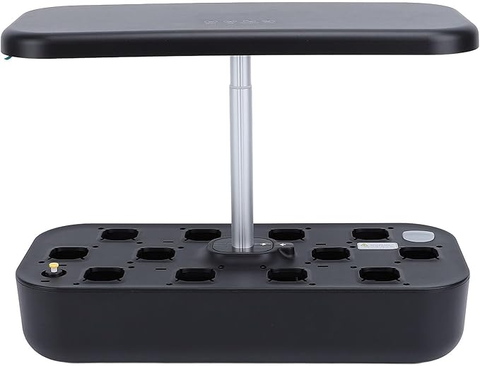 POCREATION Hydroponics Growing System Indoor Garden Planter Soilless Plant Germination Kit with LED Grow Light for Home Automatic Watering Space Saving Easy Operation (US Plug)