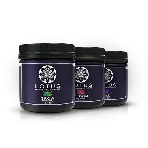 Lotus Nutrients Starter Kit (Bloom Boost and Grow) - Most Advanced Plant Nutrients and Bloom Booster - Powder Plant Fertilizer for Soil Coco Coir Hydroponics - Plant Food for Any Medium