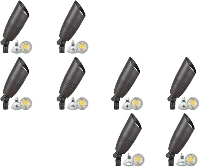 SPB06 4x/8x/12x Package Low Voltage LED Outdoor Landscape Spotlight 5W 3000K