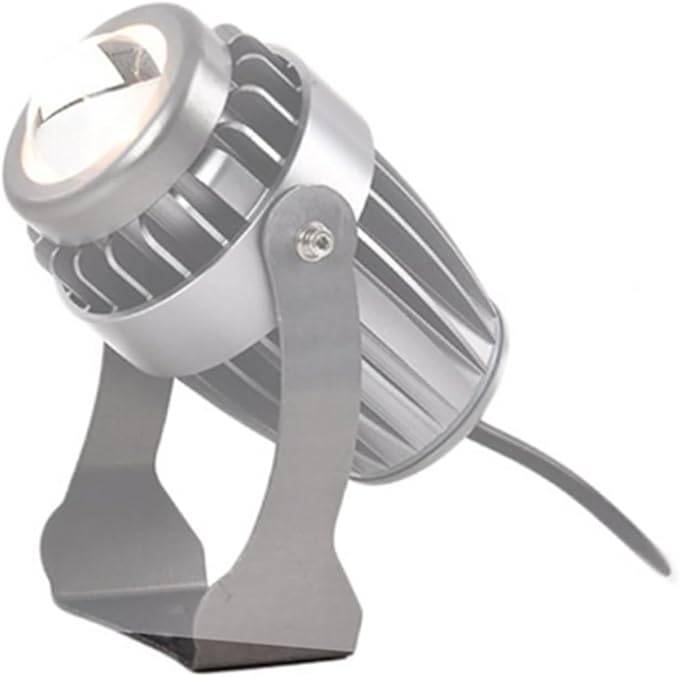 10W Spotlight Led Beam Light - Led Spot Lights IP66 Waterproof Outdoor Long-Range Wall Washerspotlight AC 220V Landscape Lighting Ultra-Bright Rotation Spotlight(White)