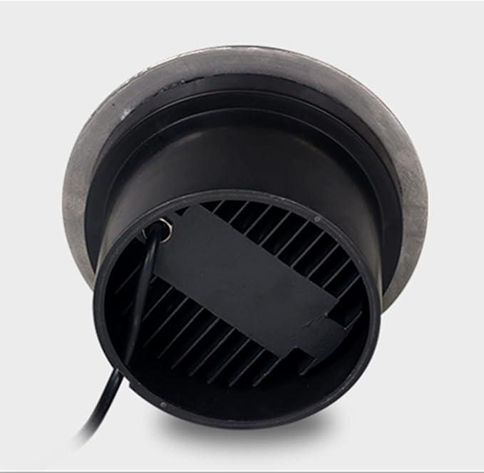 LED Garden Underground Light – Waterproof Round Landscape Lamp for Outdoor Walkway Driveway Deck and Patio – Embedded Ground Light (Yellow 9W Purple 12W) IP65 Rated