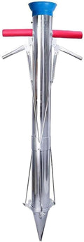Long Handle Vegetable Planter Multi-Functional Vegetable Seedling Tool Vegetable Seedling Transplanter for Vegetable Field Plastic Film Field Seedling Tray for GardenYard(Double Handle)