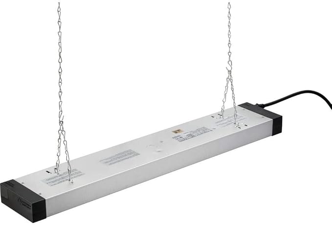 Lithonia Lighting Linkable LED Grow Light for Indoor Plants with Hangers Color-Changing 24-inch 29 Watts