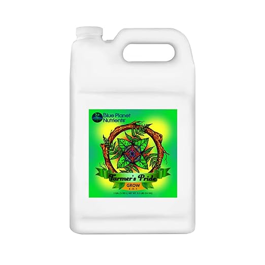 Farmer's Pride Organic Blend Fertilizer Set (128 oz Jugs) Gallon | Concentrated All Purpose Plant Food | Makes Up to 1500 Gallons | Blue Planet Nutrients