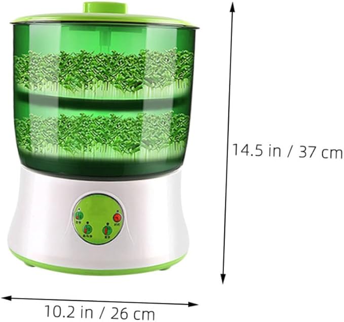 110v Microcomputer-Controlled Intelligent Household Bean Machine Automatic Watering System Double-Layer Design for Efficient Seed Germination