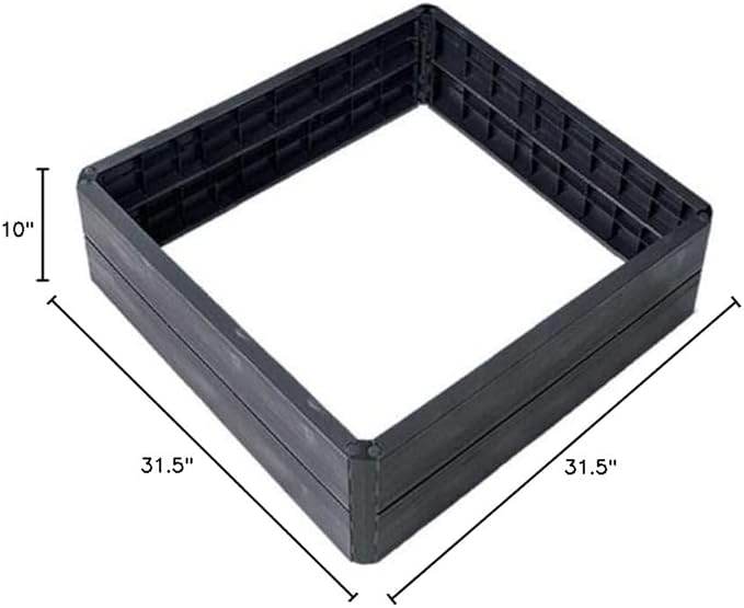 Exaco Trading Company 645117 Ergo Raised Bed Large Square