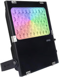 LGIDTECH FUTC06 Miboxer 50W RGBCCT Outdoor LED Landscape Garden Spotlight AC100-240V 16 Million Colors ChangingColor Temperature AdjustableMemory Function.APP Can't Control Directly