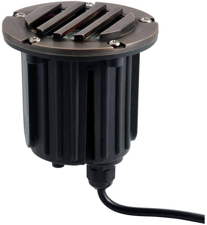 1 Light Inground Rockguard with Lens 5 inches Tall by 5 inches Wide No Specific Style Landscape 12V Accent 147-Bel-2556232