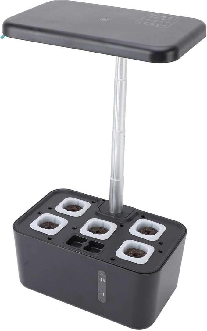 Hydroponics Growing System Automatic Water Light Control LED Hydroponics Planter Indoor Space Saving Kit