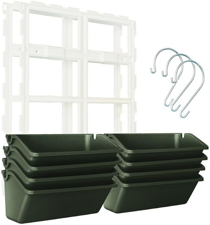 Vertical Herb Planter Garden Flowers Vegetables Boxes Wall Elevated Raised Bed