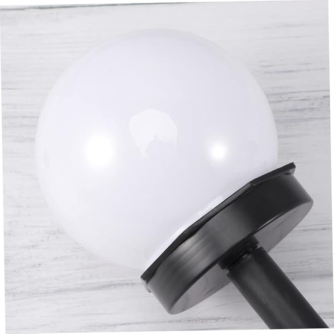 LIFKOME 8pcs Solar Powered Lawn Light Waterproof Garden Bulb Ball Lamp Outdoor Stick Light for Backyard Pathway and Yard Decor