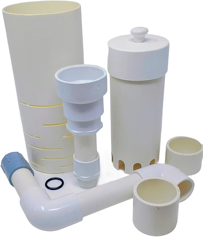 Aquaponics Fail Safe Auto Bell Siphon Kit for IBC 8 Media *Easily Adjustable* Over 20000 Siphons Sold Worldwide So Buy with Confidence!