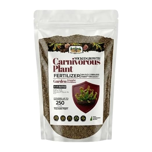 Old Cobblers Farm™ Wicked Growth Carnivorous Plants Fertilizer - Tailored nutrients for Sensitive Insect-Eaters Like Flytraps and Pitcher Plants (5 lbs | 10 lbs | 15 lbs | 20 lbs) (10 lbs)