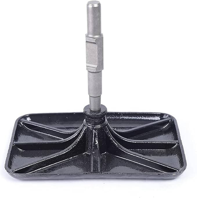 Jack Hammer Compactor Plate 12.2x8.2 in Jack Hammer Soil Compactors Tamper Garden Landscaping Tool for Ground &amp Gravel Leveling Dirt Compactor
