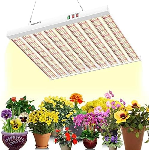 2024 New SPF4000 400W LED Grow Light 5x5ft Coverage with New Diodes &amp IR Lights Full Spectrum Veg Bloom Growing Lamps for Indoor Plants Seeding Flower Led Plant Light Fixture