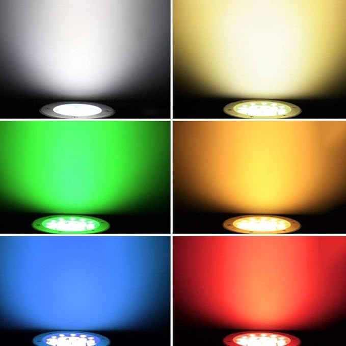 3w LED Landscape Lights Underground Lamp Outdoor Decorative Spotlight Waterproof Ip65 Buried Ground Lamp Patio Pathway Lawn Driveway Path Light Fittings