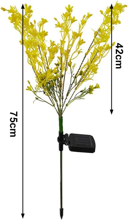 Plant Growing Lamps Flowers LED-Lawn-Solar-Lamps Rapeseed Chrysanthemum Yard Lawn Path Wedding Christmas Lights Outdoor 10PC