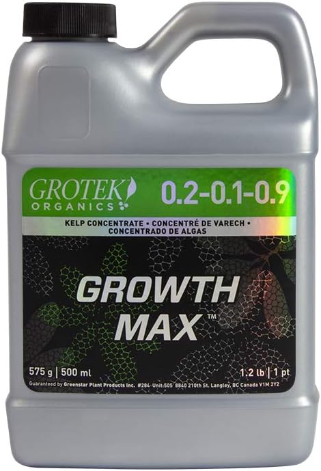 Grotek GT0006590 GrowthMax 500ml 500 ml Grey