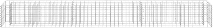 SKM Gabion Raised Bed Gabion Raised Bed Galvanized Steel 106.3x11.8x11.8
