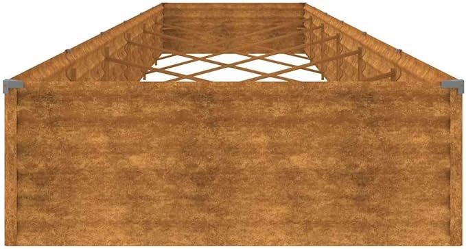 Corten Steel Garden Raised Bed 228 x 39 x 14 in Rustic Large Planter for Herbs Vegetables and Flowers Outdoor Rustic Metal Planter Box for Patio and Garden
