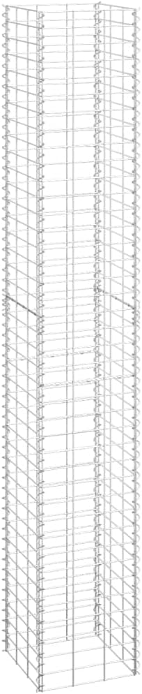 Gabion Raised Bed Silver Rust-Proof and Weather-Proof Iron Large Gardening Pots &amp Planters 151251