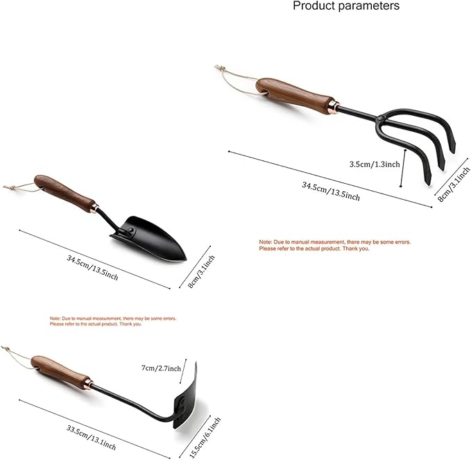 1/3PCS Gardening Tool Set Flower Rake Spade Soil Scoop Household Growing Plant Pine Shovel Garden Tools(Garden Tools-Shovel)