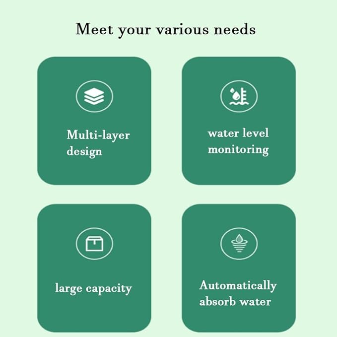 Garden Hydroponics Growing System Hydroponic Growing System Kits Equipped with Inner Pad Water and Soil Separation for Vegetable Fruit Herb(White)
