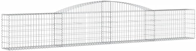 3-Pack Galvanized Iron Gabion Basket Set 157.5 Square Planters Raised Garden Bed Outdoor Stone Retaining Wall for Patio Landscape Silver
