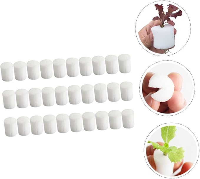 VANZACK 3sets Cultivation Sponge Blocks Hydroponic Sponge for Easy Vegetable Gardening Tools 120pcs*3