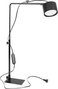 9W Remote Dimmable 4000K Natural Full Spectrum Spot Lamp Growth Promotion with Black Free Standing Plant Grow Stand Adjusted Height 15Ft Plug-in Timing Cord for Indoor Plants