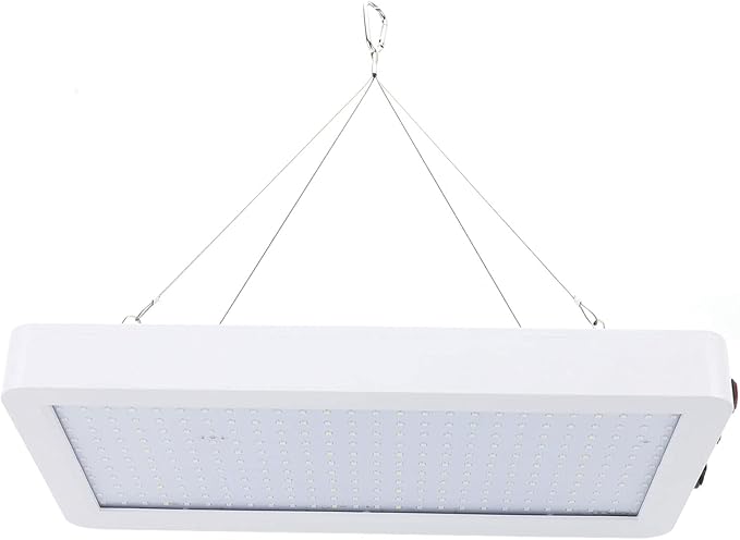 Plant Grow Light 2000W Full Spectrum LED Grow Light 3000lm Double Switch Plant Grow Light for Indoor Plants Veg and Flower Grow Light (US Plug)