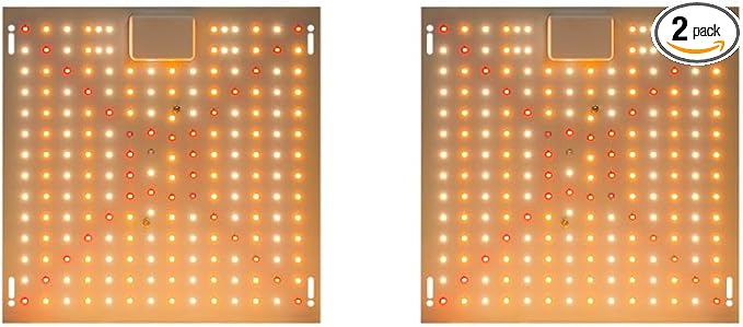2Pack 200W LED Hydroponic Planting Light UV/IR Indoor Greenhouse Seedings Cultivation Lights 110V Sunlike Sapling Vege Fruit Flower Moss Succulent Potted Moss Lighting 100-277V Hanging with US Plug