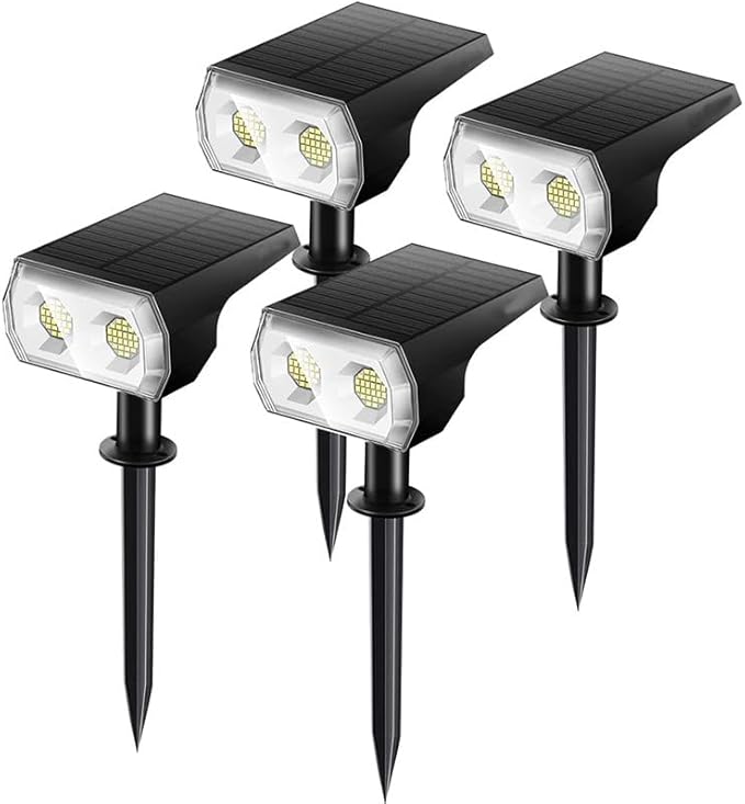 48 LEDs Solar Lighst Outdoors Landscape Spotlights Wireless Waterproof Outdoor Solar Spotlights for Yard Garden Patio Hot(1pc Multicolor)