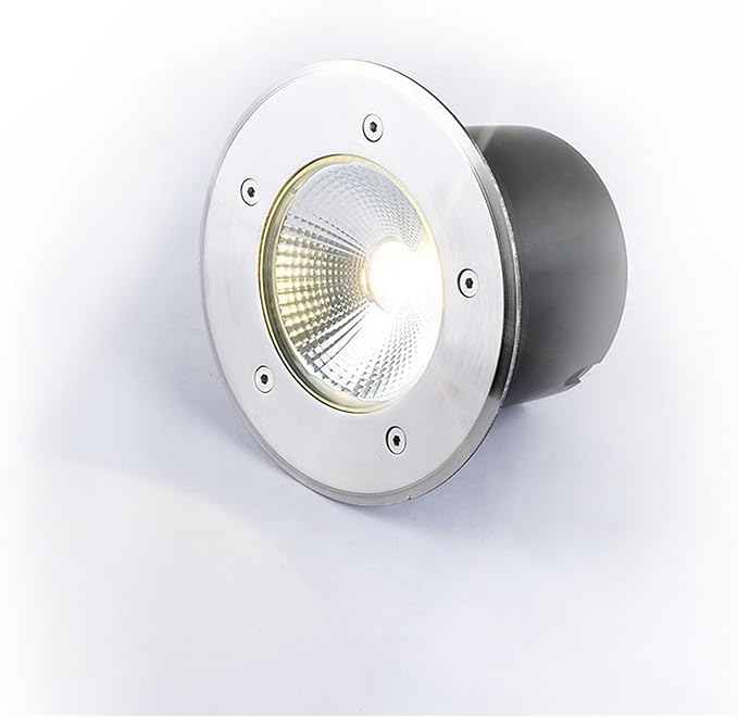Ground Spotlights - LED Recessed Floor Spotlights AC12V Outdoor LED Spotlights IP67 Waterproof LED Outdoor Courtyard COB Landscape Spotlight Tree Light Floor Lamp(Warm Light5W)