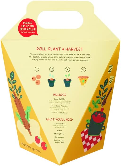Modern Sprout DIY Pizza Garden Seed Ball Kit 1 EA
