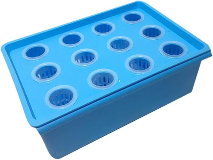 Hydroponic Grower Box Hydroponic System Growing Box 12 Holes Sturdy Practical Hydroponic System Planting Container for Indoor
