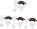 Kisangel 4sets Indoor Grow Kit Hydroponics System Hydroponic Bucket Grow Baskets Humidity Domes for Easy Plant Care