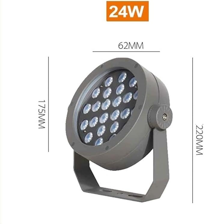 LED Floodlight - Outdoor Spotlight Spotlight Led Beam Light IP65 Waterproof Tree Lights Landscape Lights for Garden Lawn Patio Villas Path Park Landscape Lighting(Yellow24W-AC220V)
