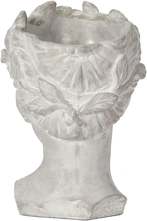 Cement Head Planter Indoor Outdoor Home GDecor D6 x 9