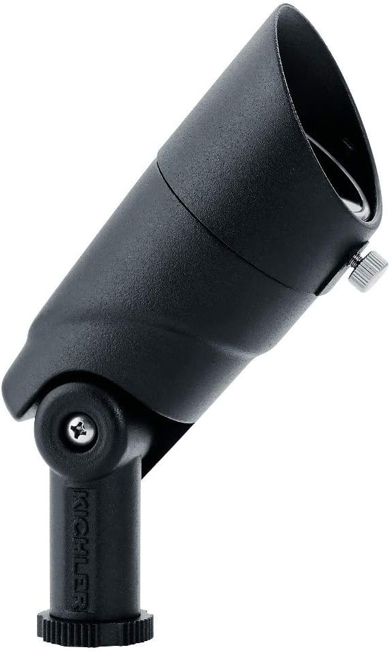 Kichler 16017BKT27 Transitional One Light Accent from Landscape LED Collection in Black Finish 4.50 inches