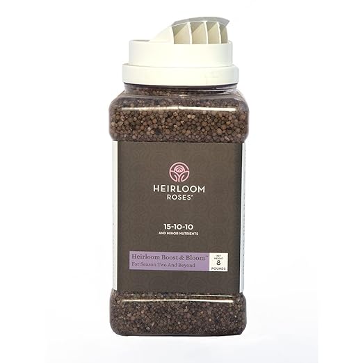 Boost &amp Bloom Granular Rose and Flower Fertilizer by Heirloom Roses