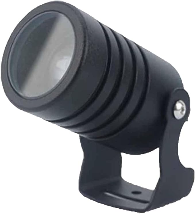 Rotation LED Beam Spotlight IP67 Waterproof Landscape Lights Aluminum Wall Washer Long Throw Narrow Beam for Outdoor Building Remote LightingCool White 10W(DC24V)
