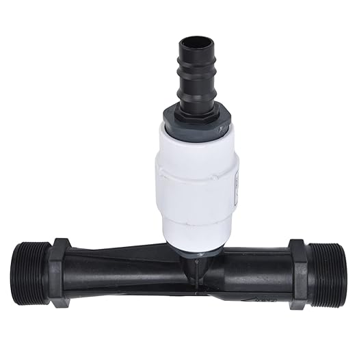 G2 External Thread Venturi Fertilizer with Check Valve Fertilizer Injector Irrigation Tool for Garden