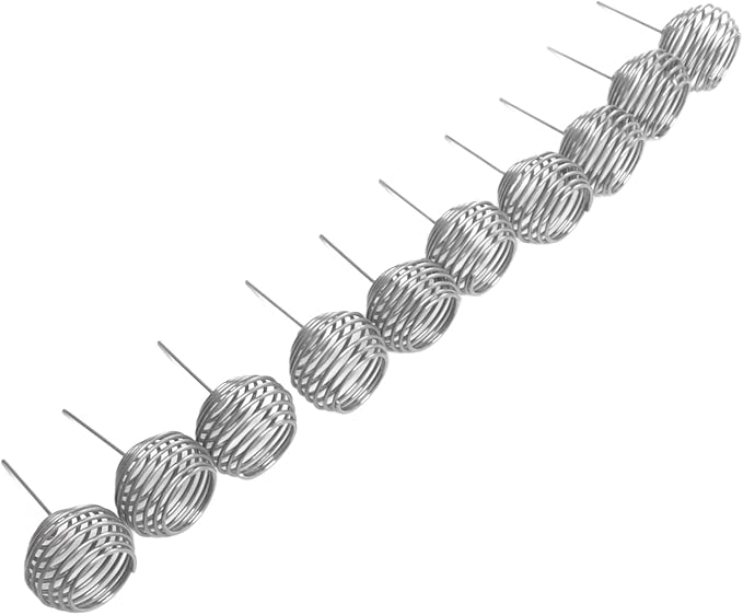 Stainless Steel Small Size Fertilizer Mesh Basket Garden Cups Bonsai Nutrition Easy Insertion Yard Home