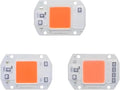 LED COB Full Spectrum Chip AC220V/110V Plant Grow Light 20W 30W 50W LED Floodlight Lamp Module 380-840nm 5pcs (Color : 380-840nm Size : 220V_20W)