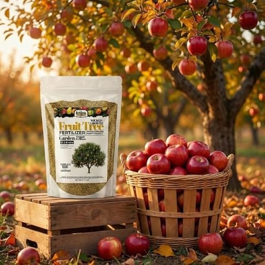 Old Cobblers Farm™ Wicked Organics Fruit Tree 10-2-8 Fertilizer – Slow-Release Plant Food for All Fruit Trees – Boosts Root Strength Fruit Yield &amp Soil Health (5lbs|10lbs|15lbs|20lbs) (5 lb)