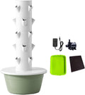 Hydroponics Growing System Kit Hydroponic Tower Planting Tools with Pump High Yield Vertical Garden Planter for Vegetables Green S